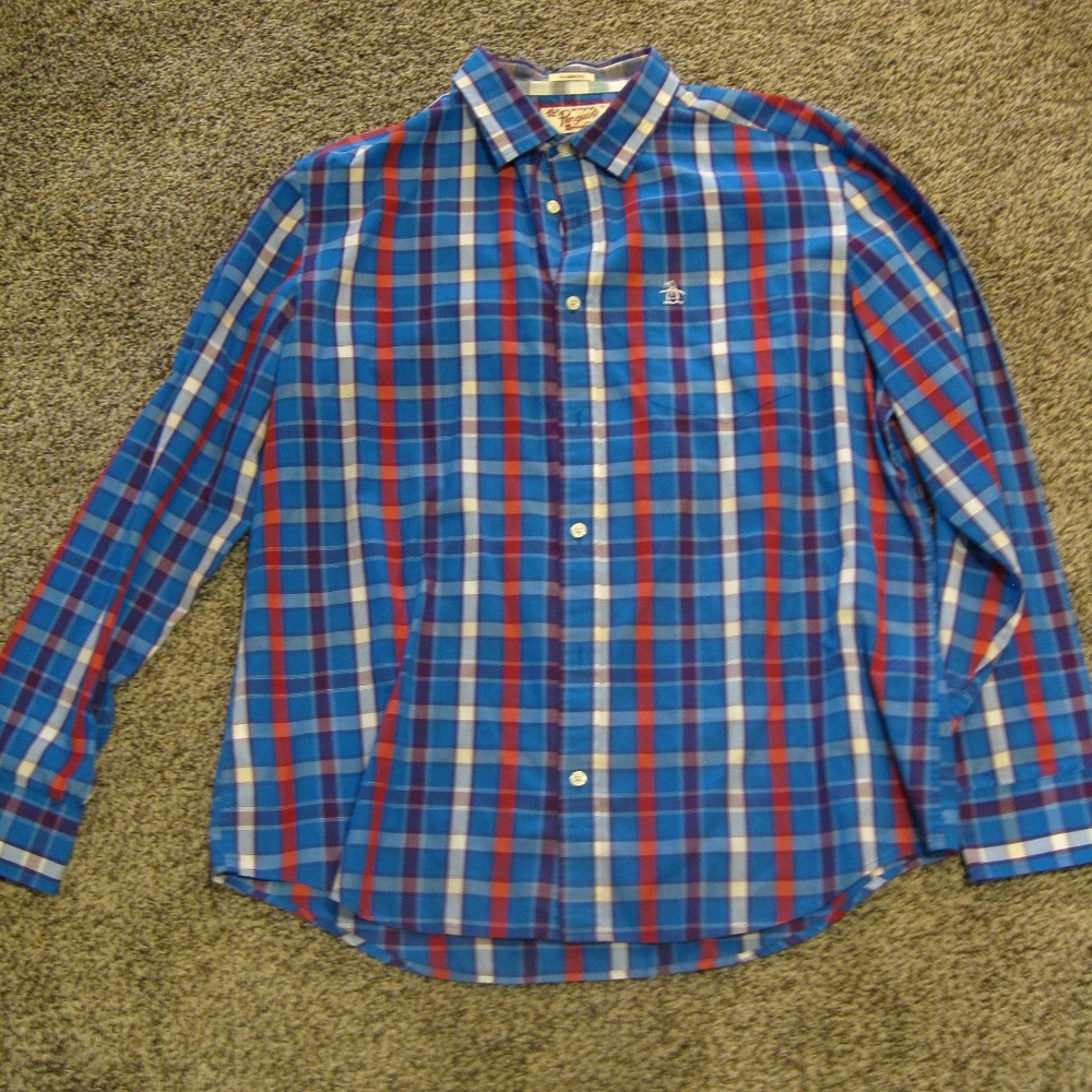 Button Down Penguin Shirt